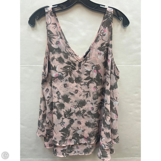 Top Sleeveless By Lane Bryant In Pink, Size: 1x