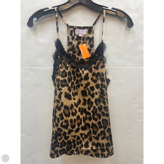 Tank Top By Pink Lily In Animal Print, Size: S