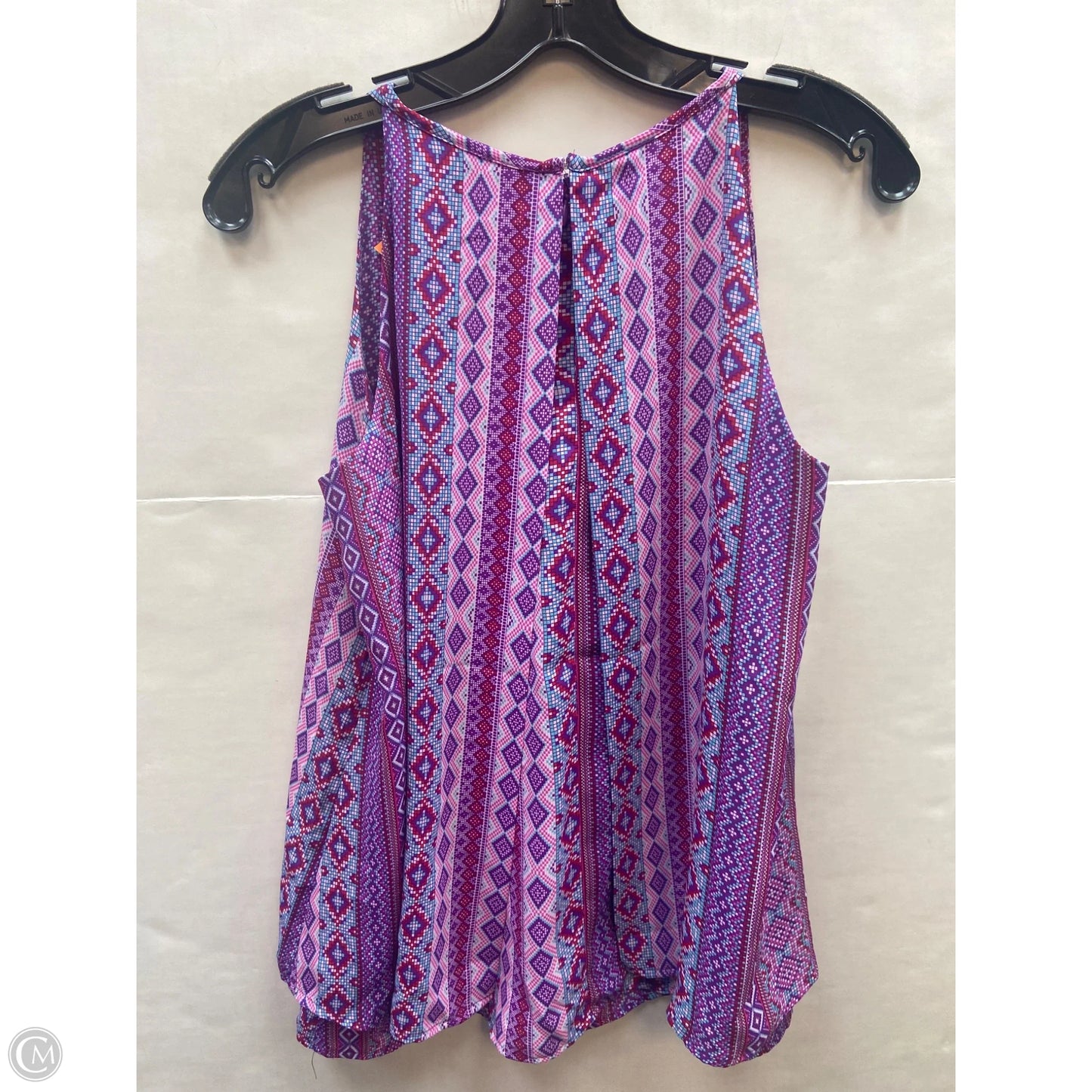 Top Sleeveless By Zac And Rachel In Purple, Size: S