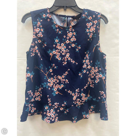 Tank Top By Banana Republic In Navy, Size: S