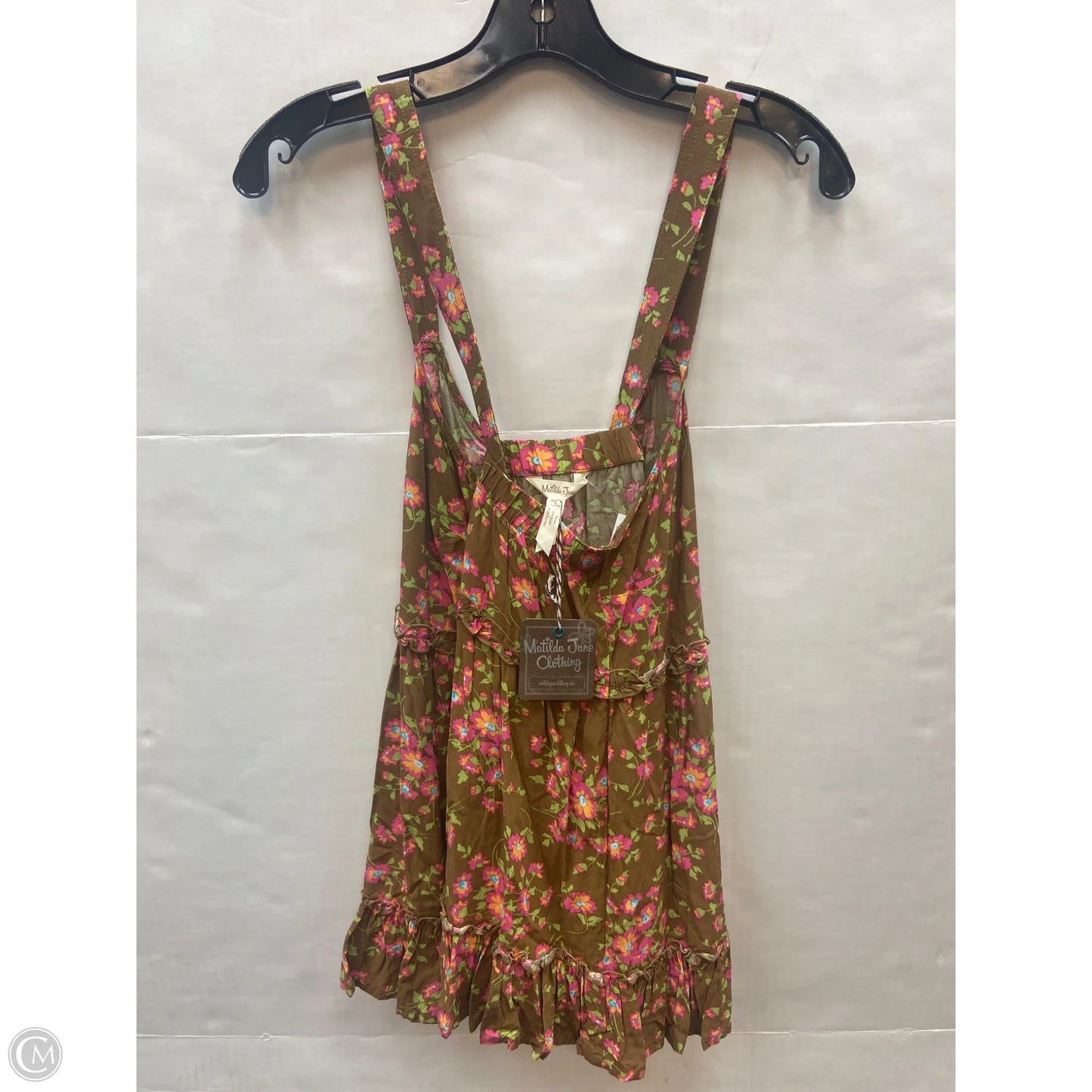 Top Sleeveless By Matilda Jane In Brown, Size: S