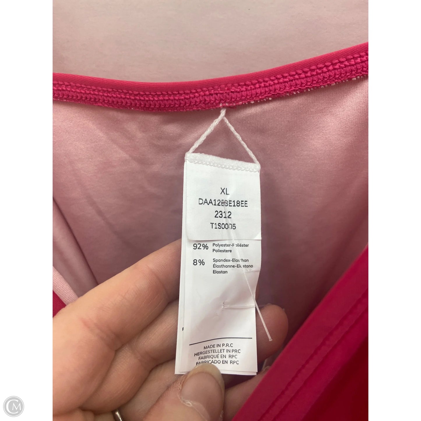 Swimsuit By Clothes Mentor In Pink, Size: Xl