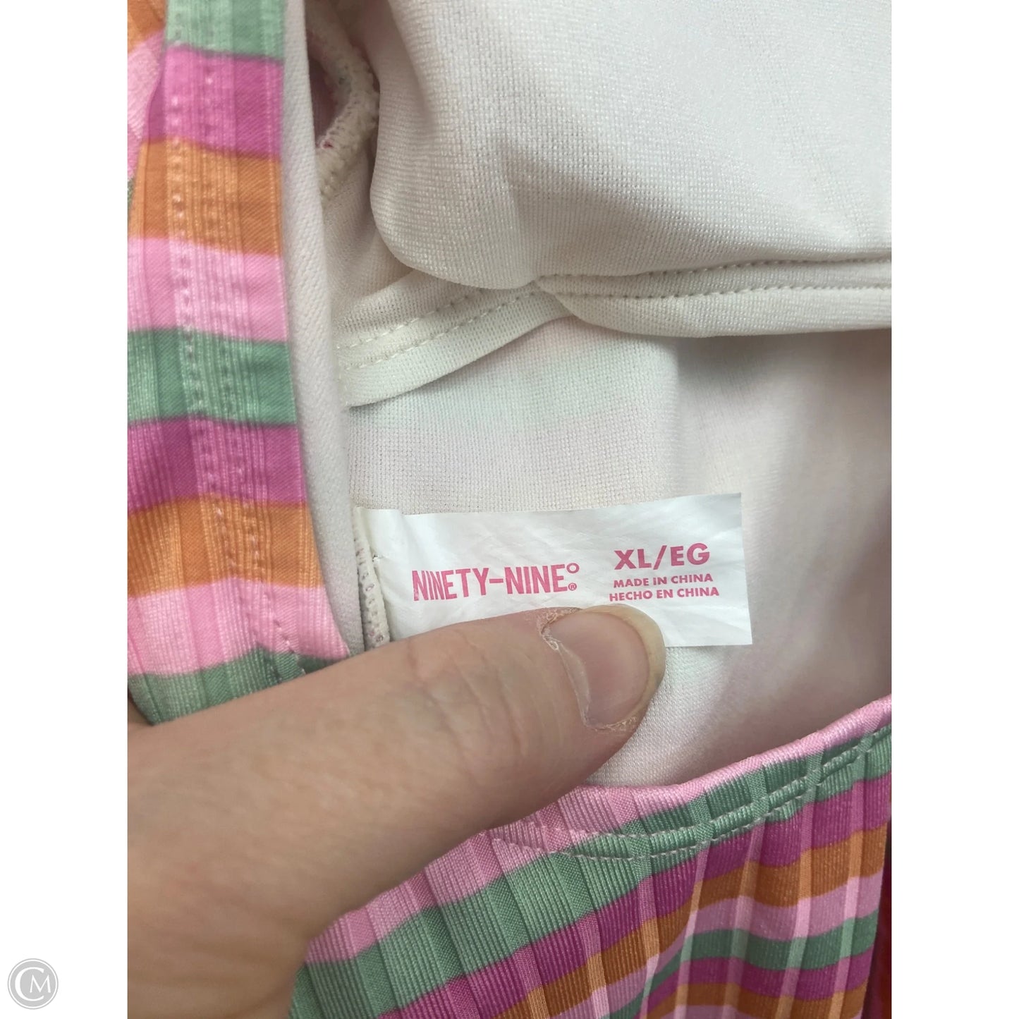 Swimsuit By Cupshe In Plaid Pattern, Size: Xl