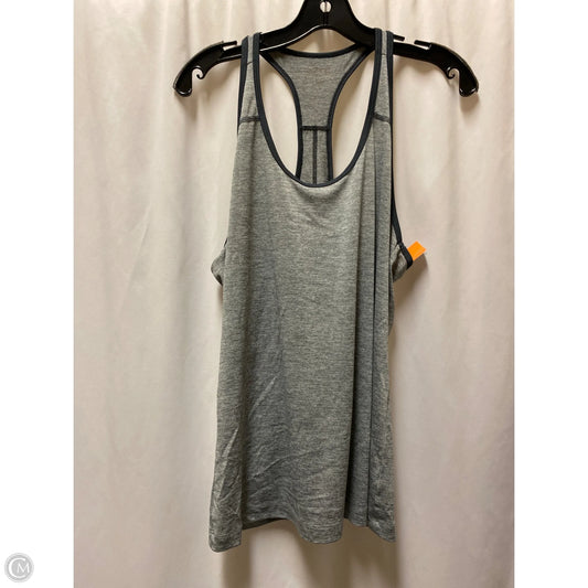 Athletic Tank Top By Bcg In Grey, Size: L