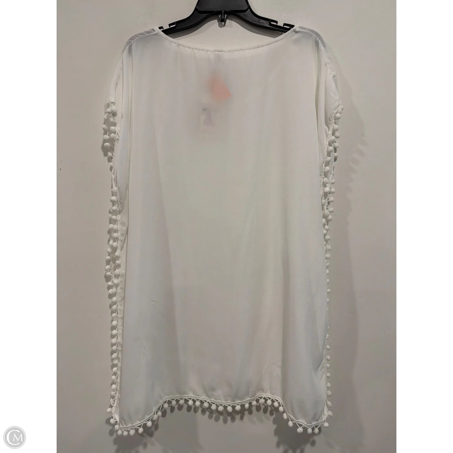 Swimwear Cover-up By Clothes Mentor In White, Size: Osfm