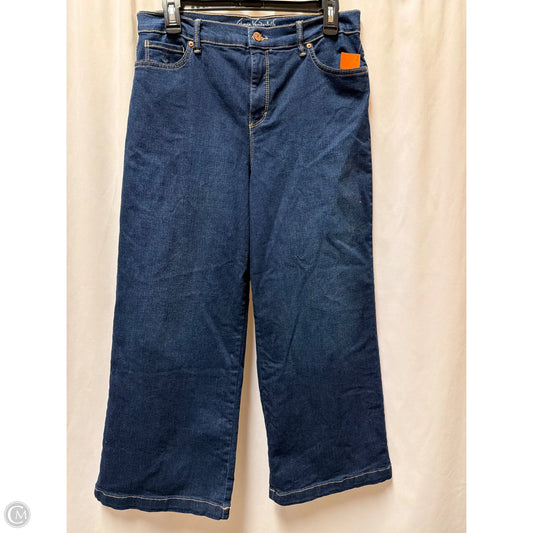 Jeans Flared By Gloria Vanderbilt In Blue Denim, Size: 8