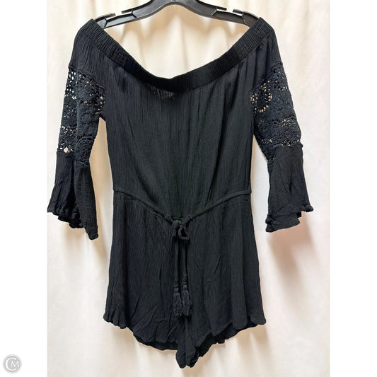 Romper By Blush In Black, Size: L
