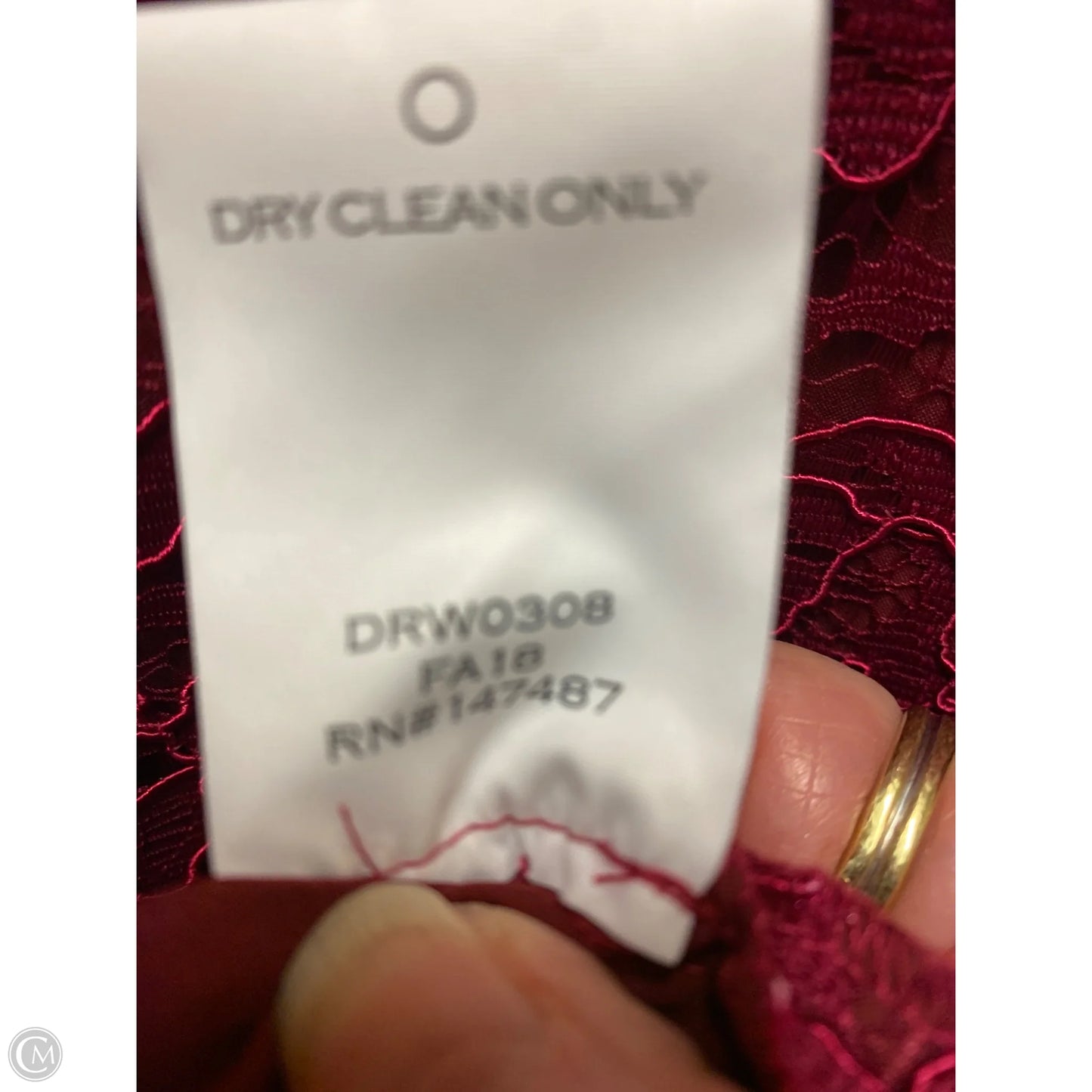 Dress Casual Midi By Draper James In Maroon, Size: M