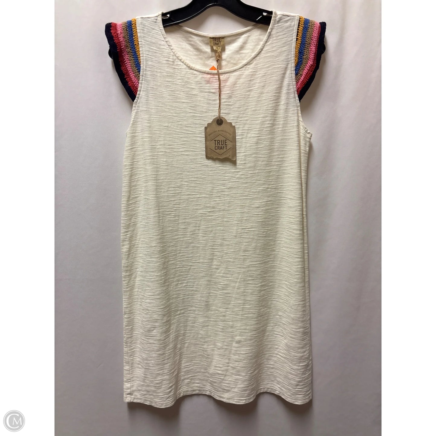 Dress Casual Midi By True Craft In Cream, Size: M