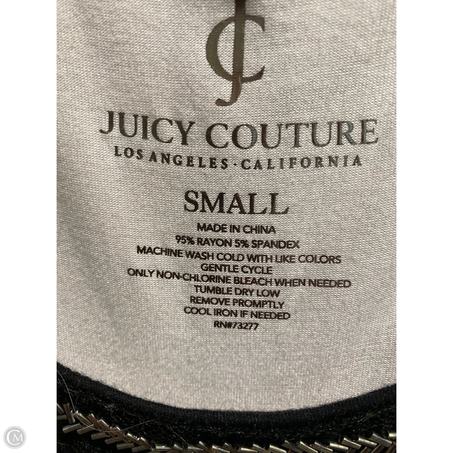 Dress Casual Midi By Juicy Couture In Black & White, Size: S