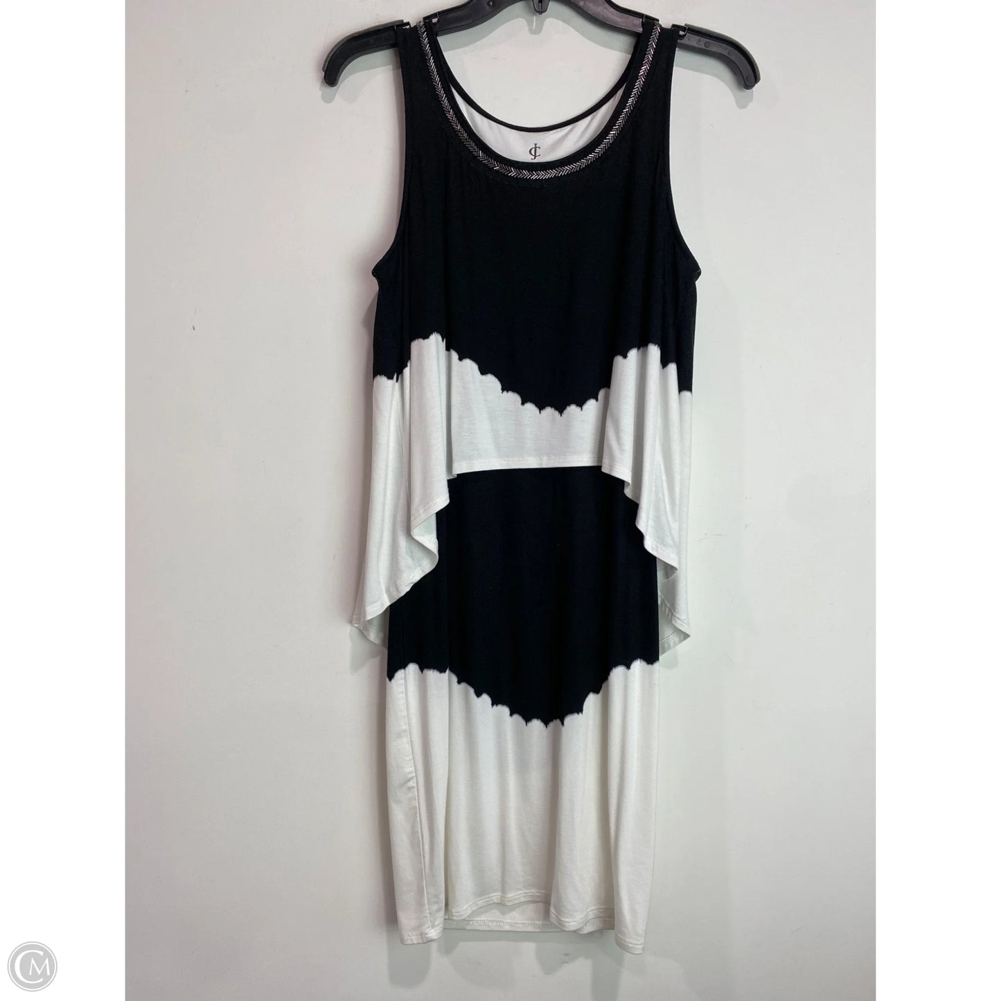 Dress Casual Midi By Juicy Couture In Black & White, Size: S