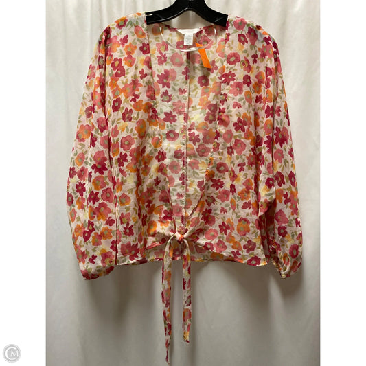 Swimwear Cover-up By Lc Lauren Conrad In Pink, Size: Osfm