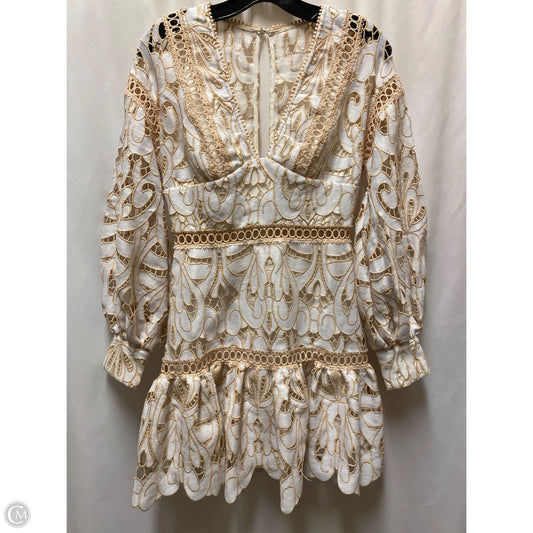 Dress Casual Midi By Asos In White, Size: S