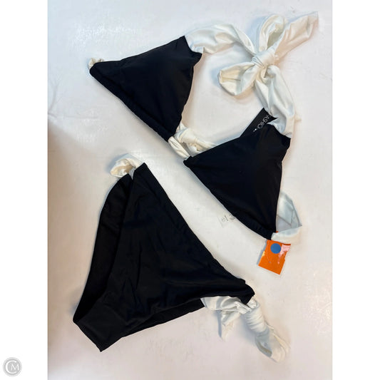 Swimsuit 2pc By Fashion Nova In Black & White, Size: L