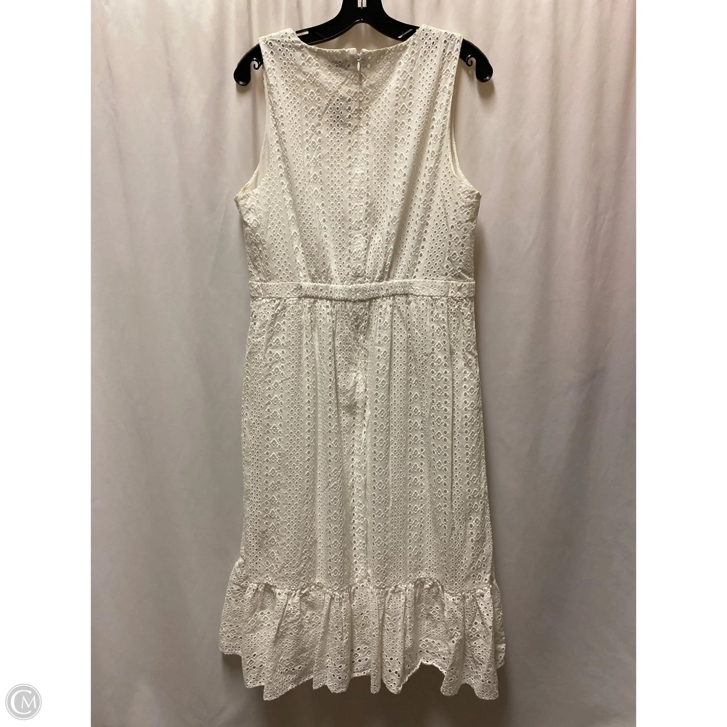 Dress Casual Maxi By J. Crew In White, Size: L