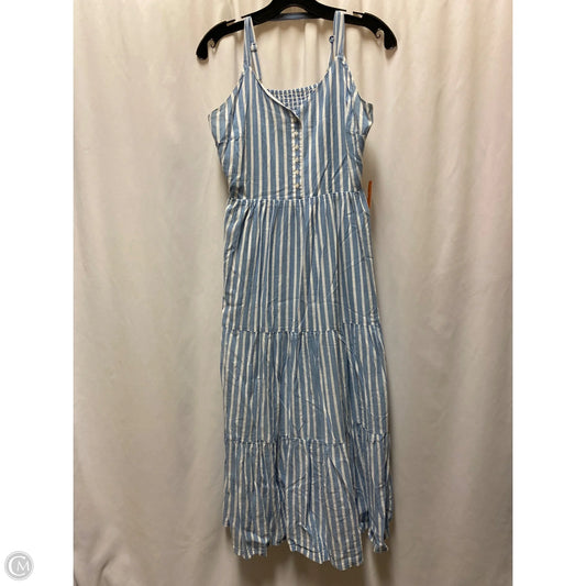 Dress Casual Midi By Old Navy In Blue, Size: M