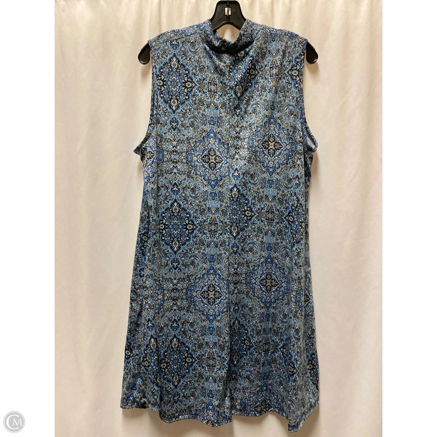 Dress Casual Midi By Joe Boxer In Blue, Size: 1x