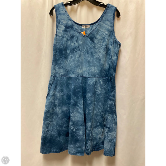 Dress Casual Midi By Clothes Mentor In Blue, Size: Xxl