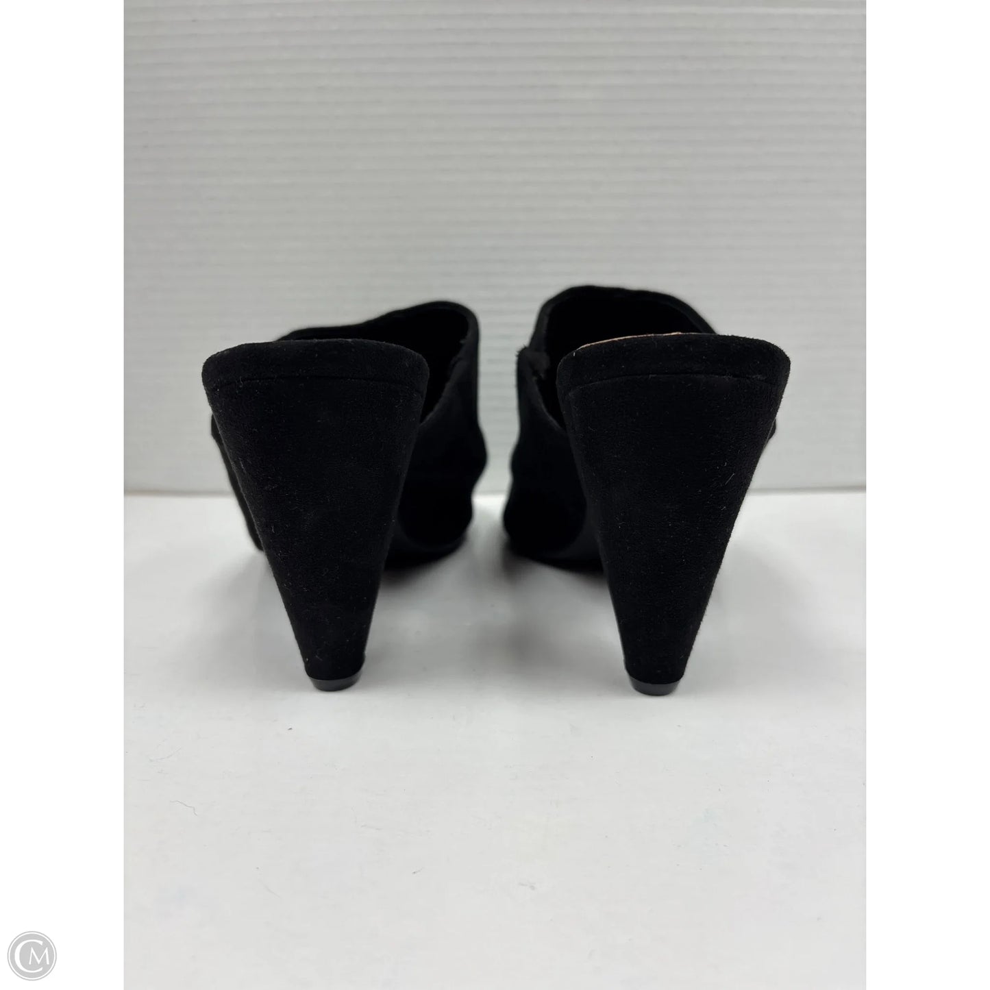 Shoes Heels Wedge By Cato In Black, Size: 10
