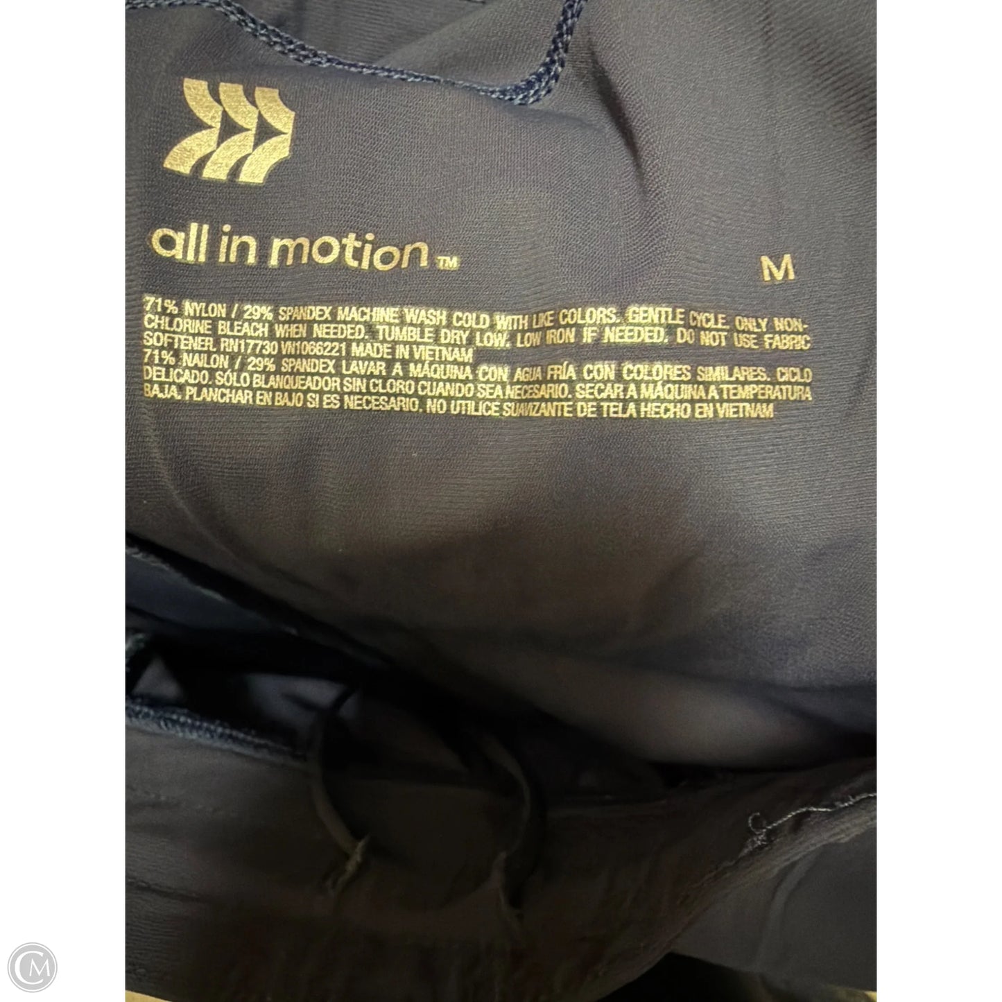Athletic Pants By All In Motion In Blue, Size: M