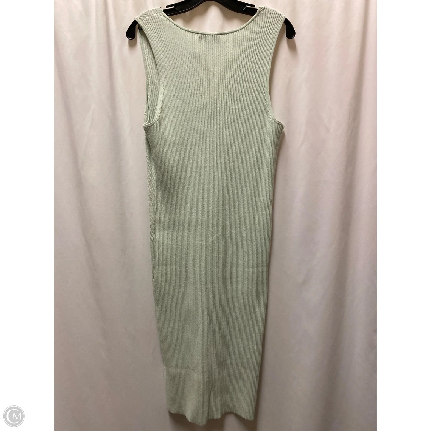 Dress Casual Midi By Express In Green, Size: L