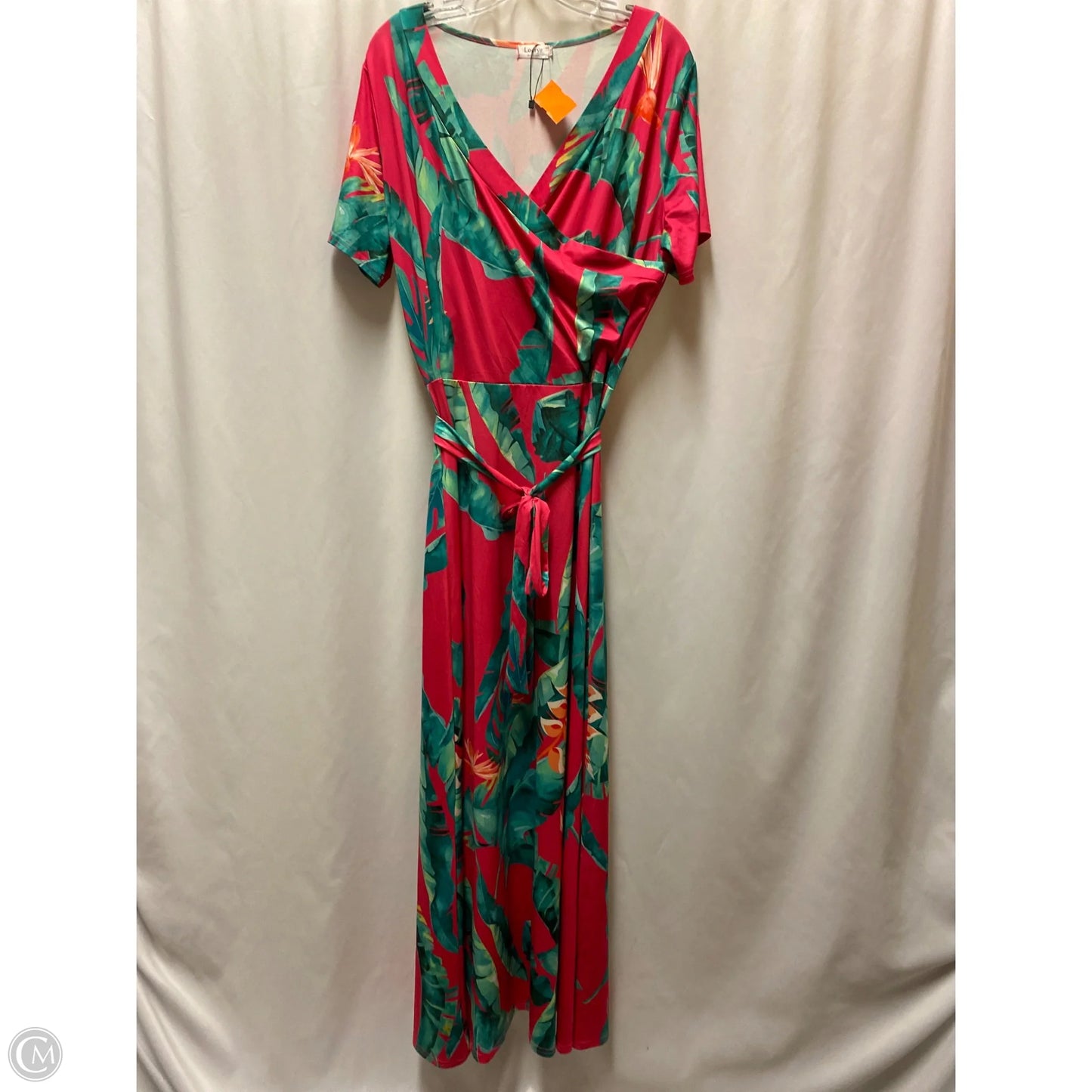 Dress Casual Maxi By Clothes Mentor In Pink, Size: Xxl