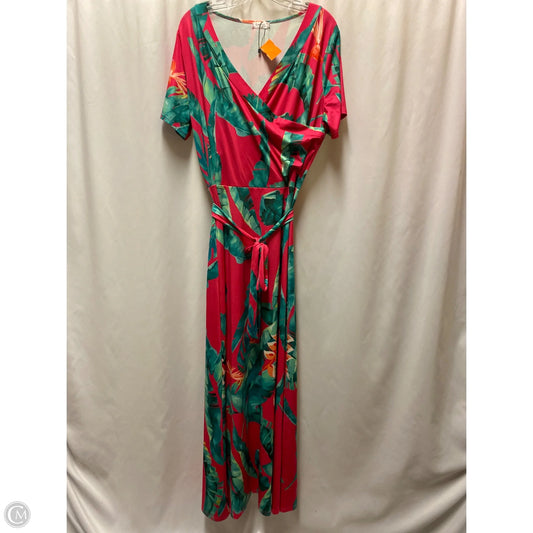 Dress Casual Maxi By Clothes Mentor In Pink, Size: Xxl