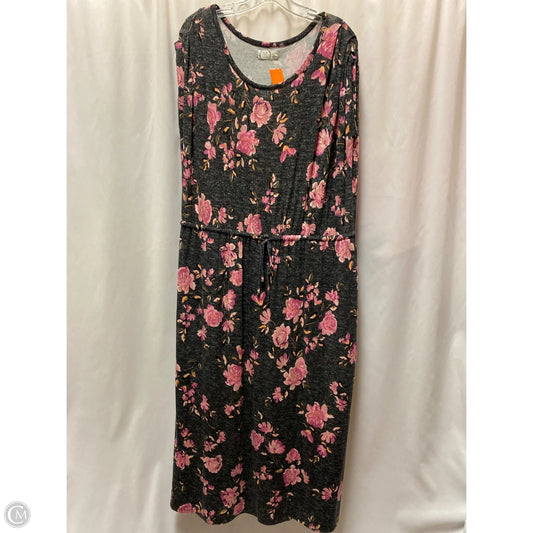 Dress Casual Maxi By Maurices In Pink, Size: Xxl