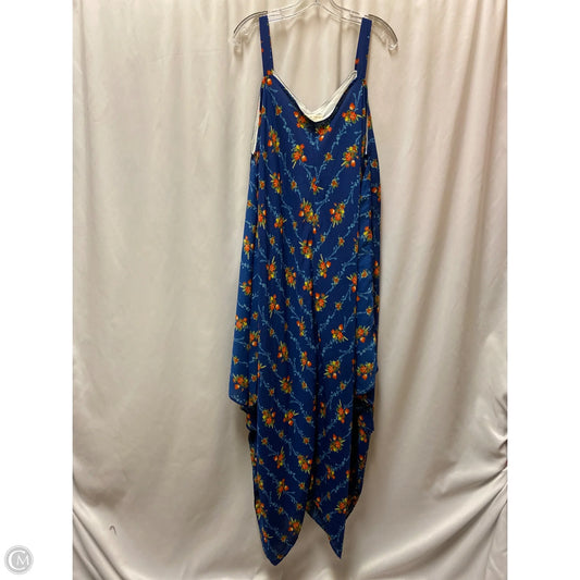 Dress Casual Maxi By Clothes Mentor In Blue, Size: Xxl