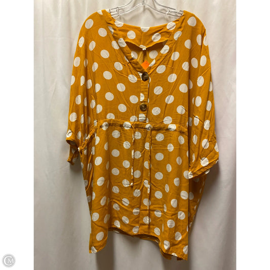 Dress Casual Midi By Clothes Mentor In Orange, Size: L