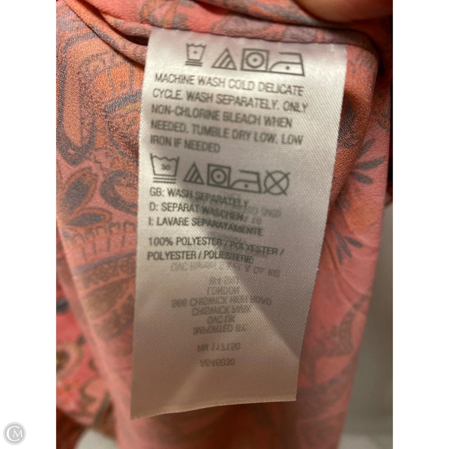Swimwear Cover-up By Clothes Mentor In Pink, Size: Osfm