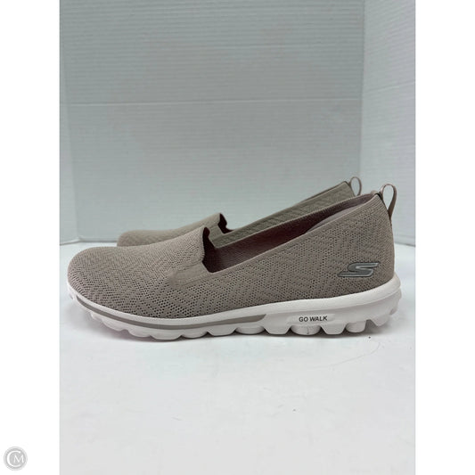 Shoes Athletic By Skechers In Taupe, Size: 9