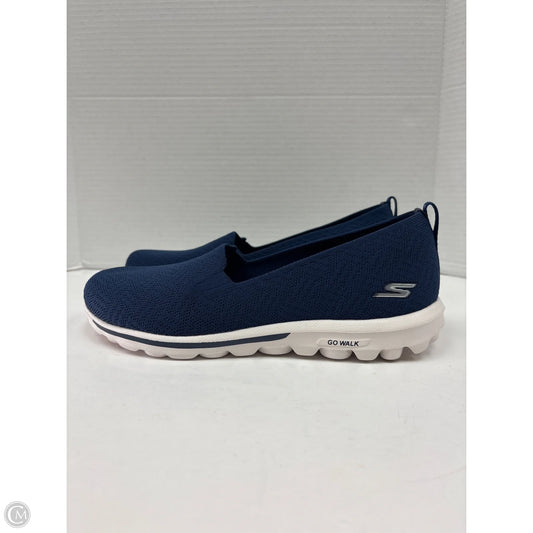 Shoes Athletic By Skechers In Blue, Size: 9