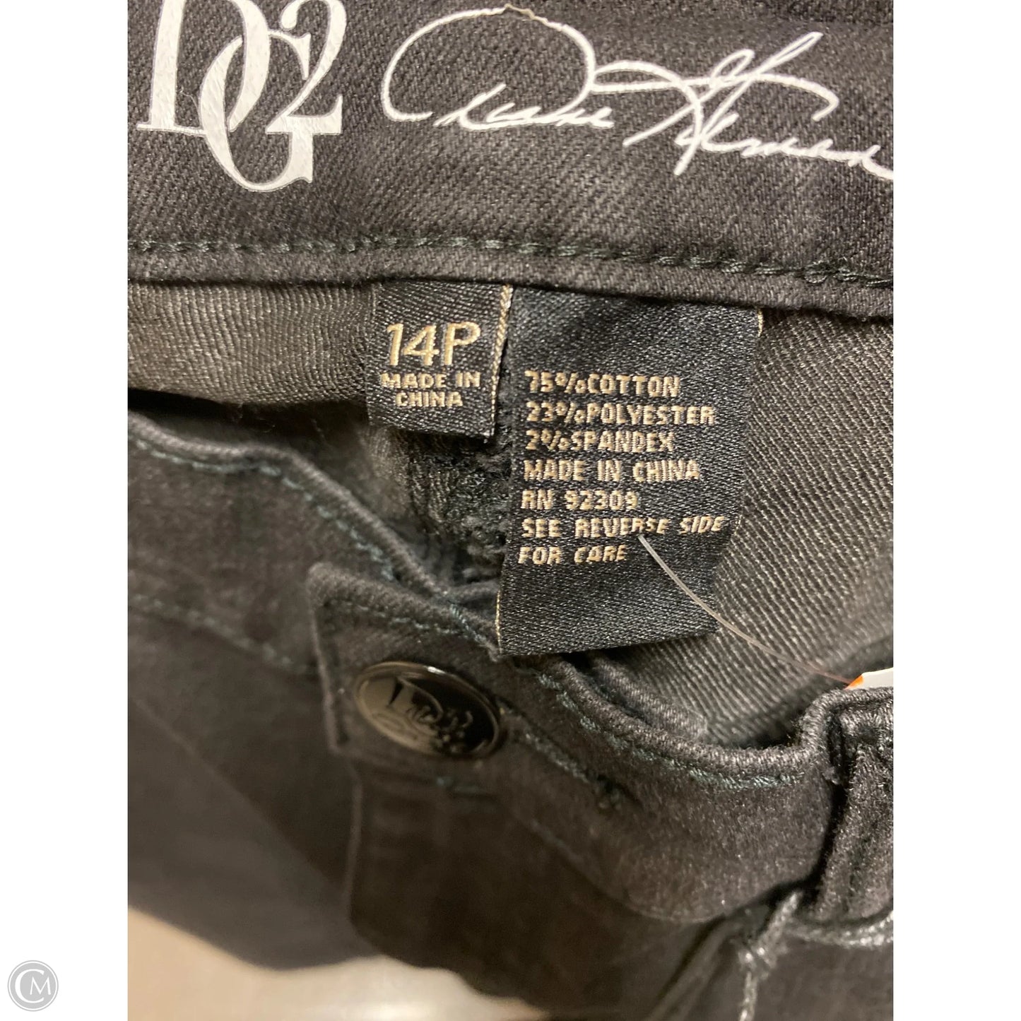 Capris By Dg2 In Black, Size: 14p