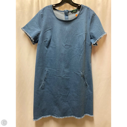 Dress Casual Midi By Clothes Mentor In Blue, Size: Xl
