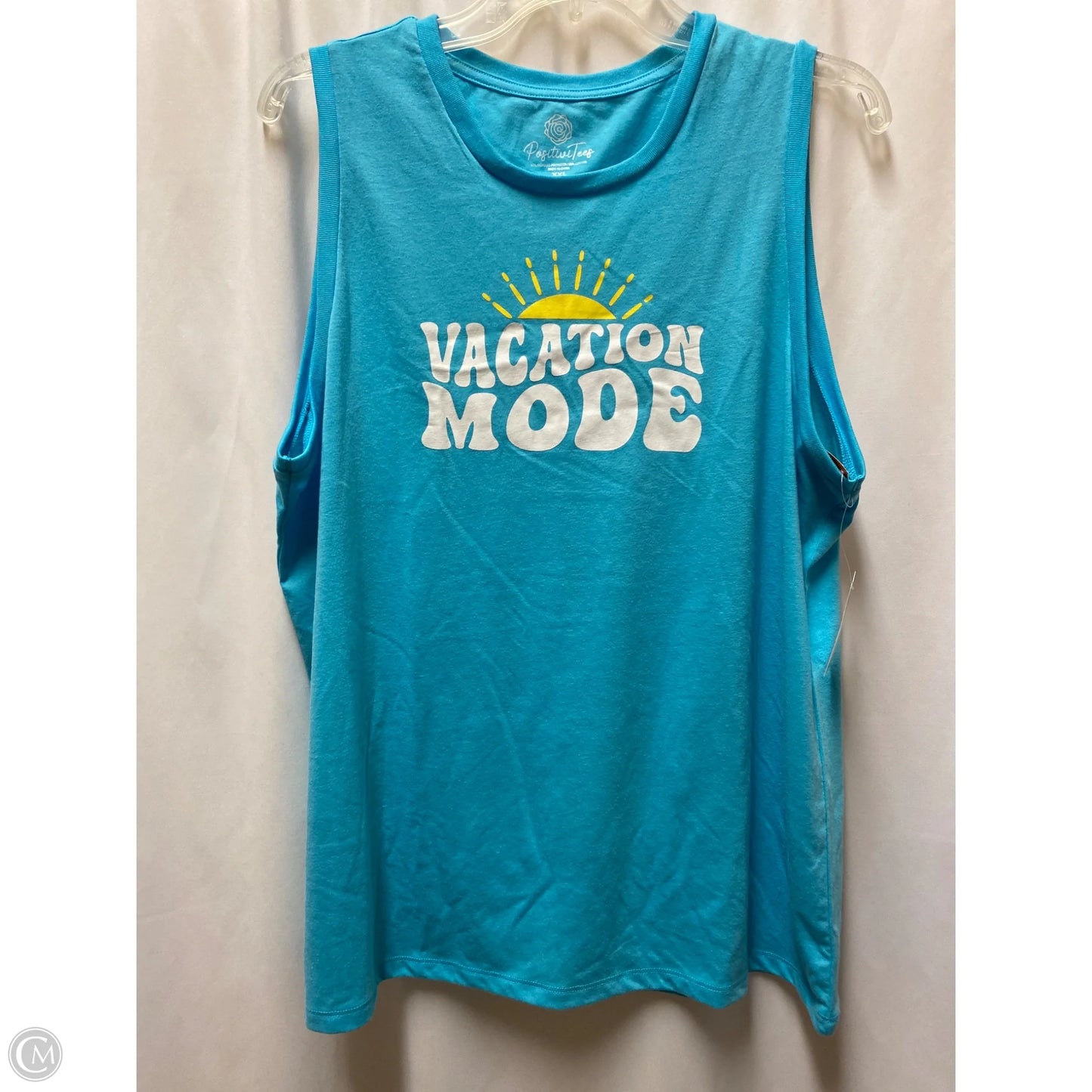 Tank Top By Clothes Mentor In Teal, Size: Xxl
