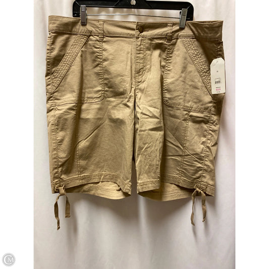 Shorts By Faded Glory In Brown, Size: 18