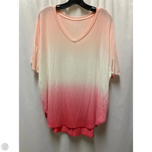 Top Short Sleeve  Time & Tru, In Pink, Size: XL