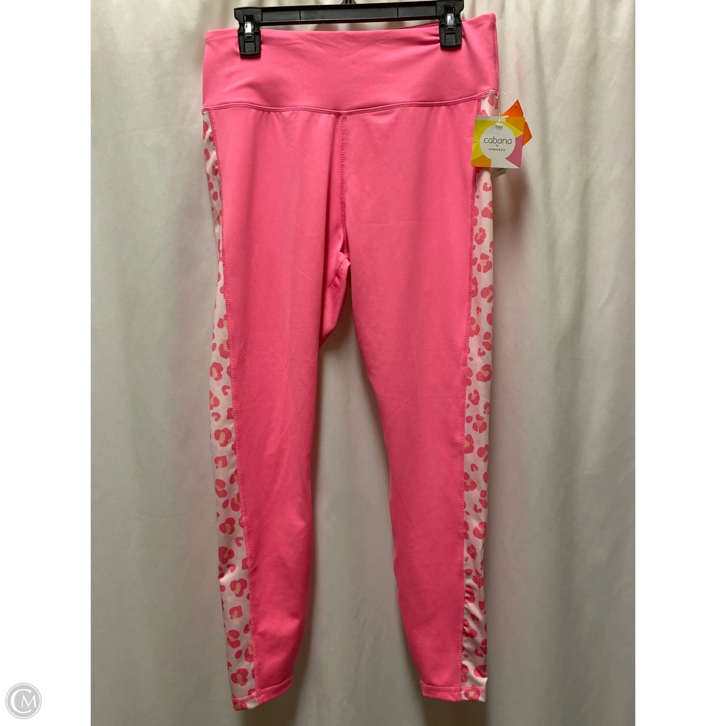 Athletic Leggings By Crown And Ivy In Pink, Size: L