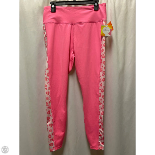 Athletic Leggings By Crown And Ivy In Pink, Size: L
