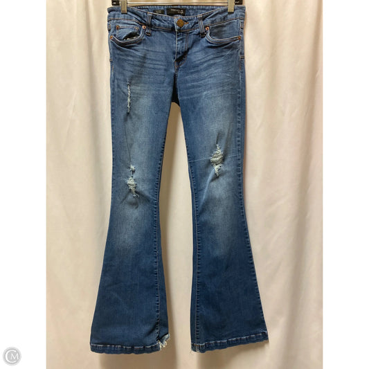 Jeans Flared By Clothes Mentor In Blue Denim, Size: 6