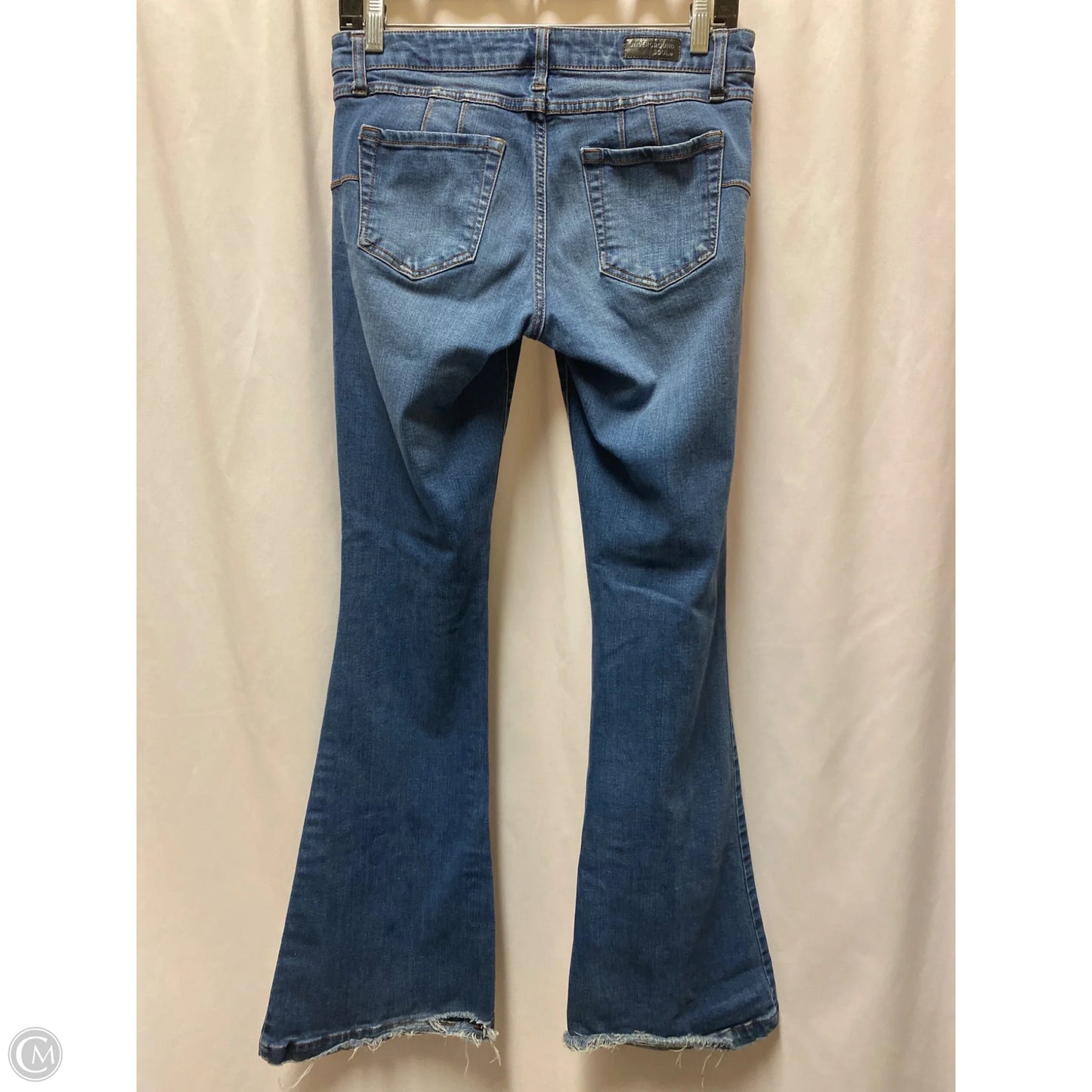 Jeans Flared By Clothes Mentor In Blue Denim, Size: 6