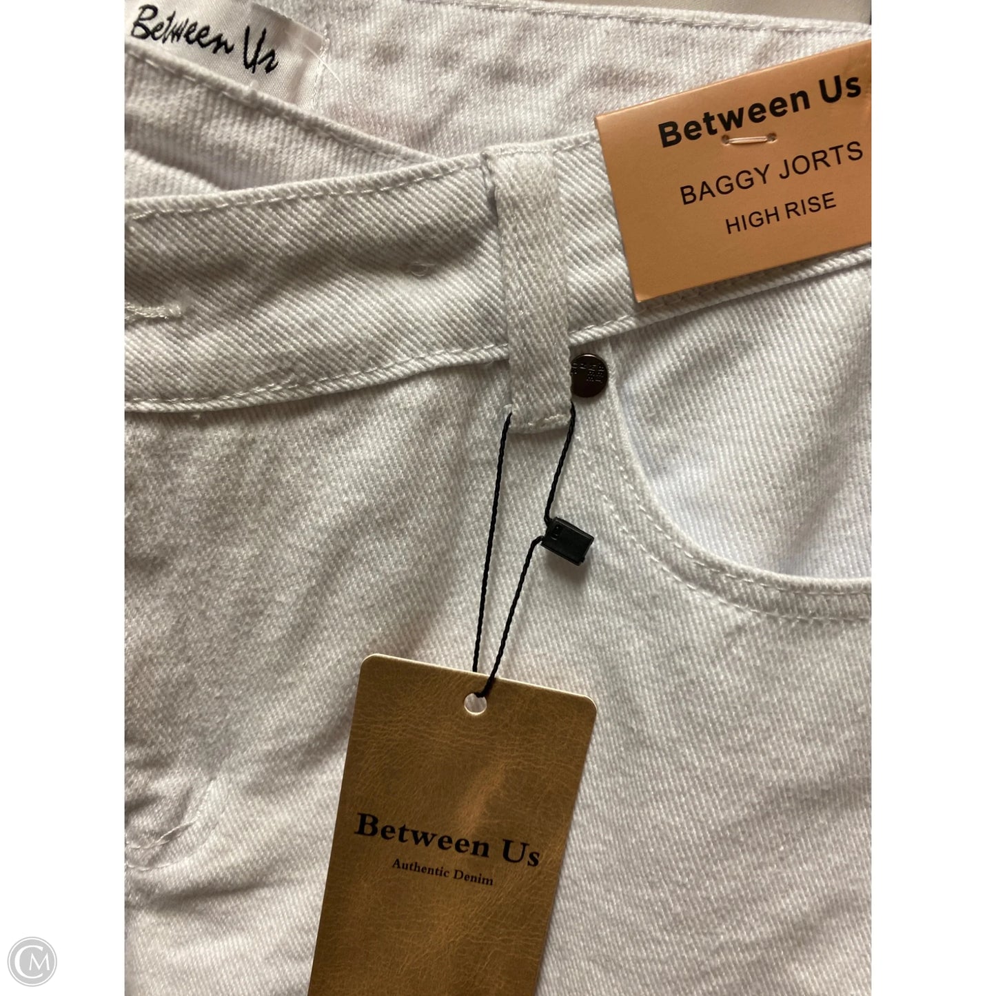 Shorts By Bevelli In White Denim, Size: 6