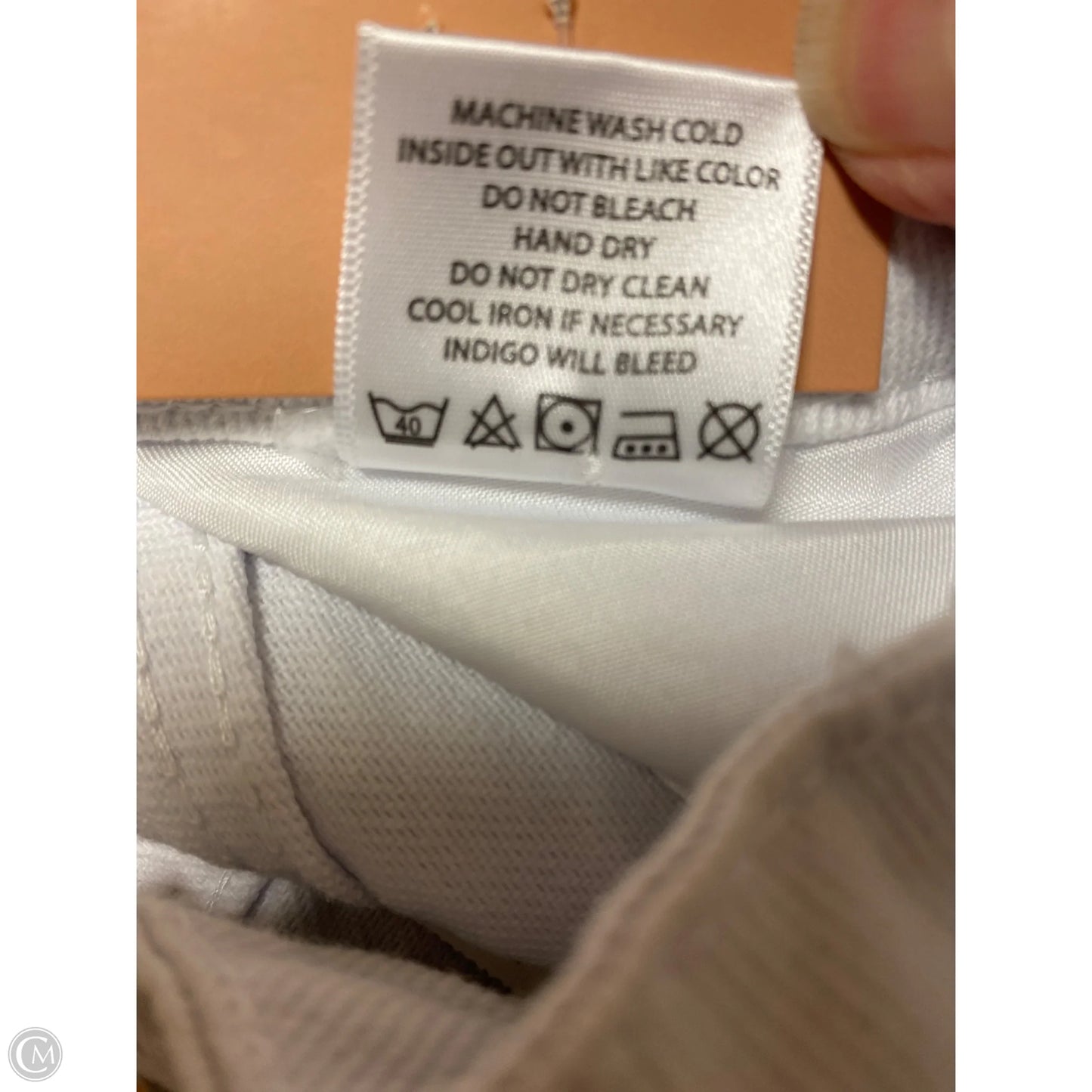 Shorts By Bevelli In White Denim, Size: 6