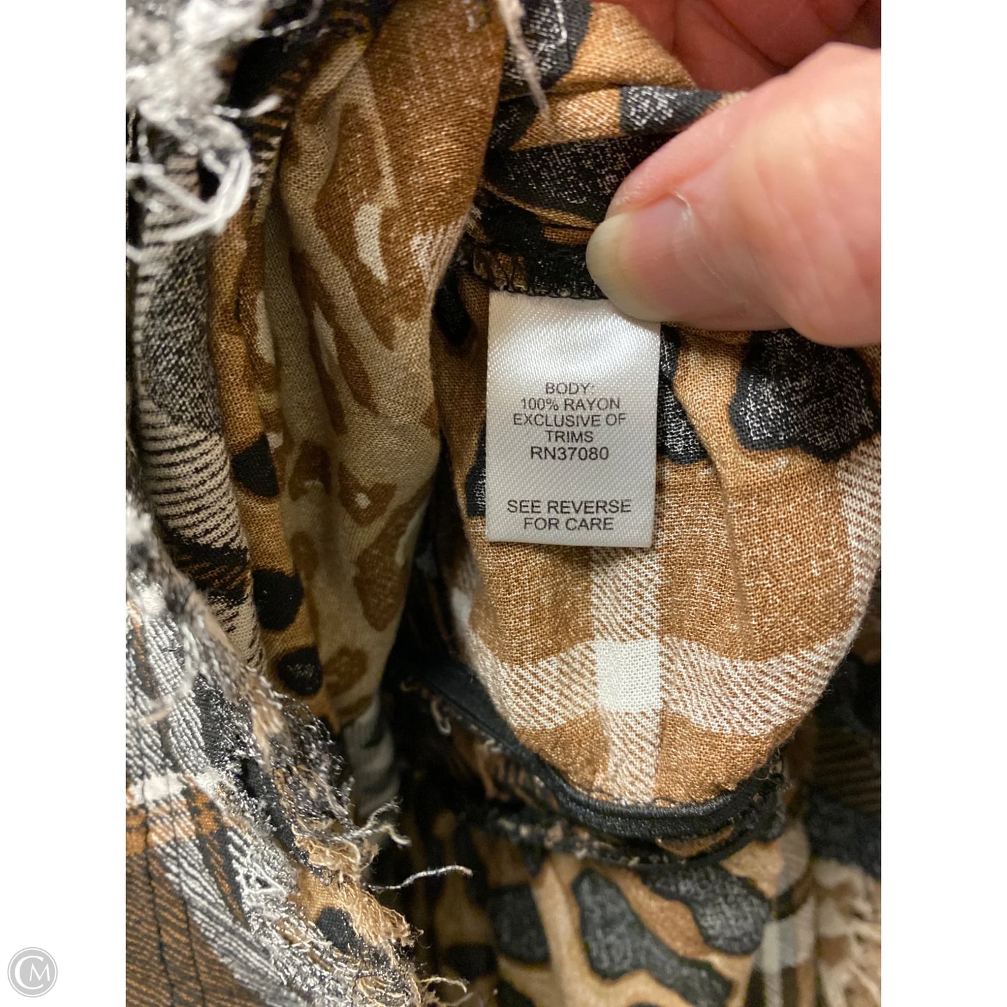 Dress Casual Midi By Cato In Brown, Size: Xl