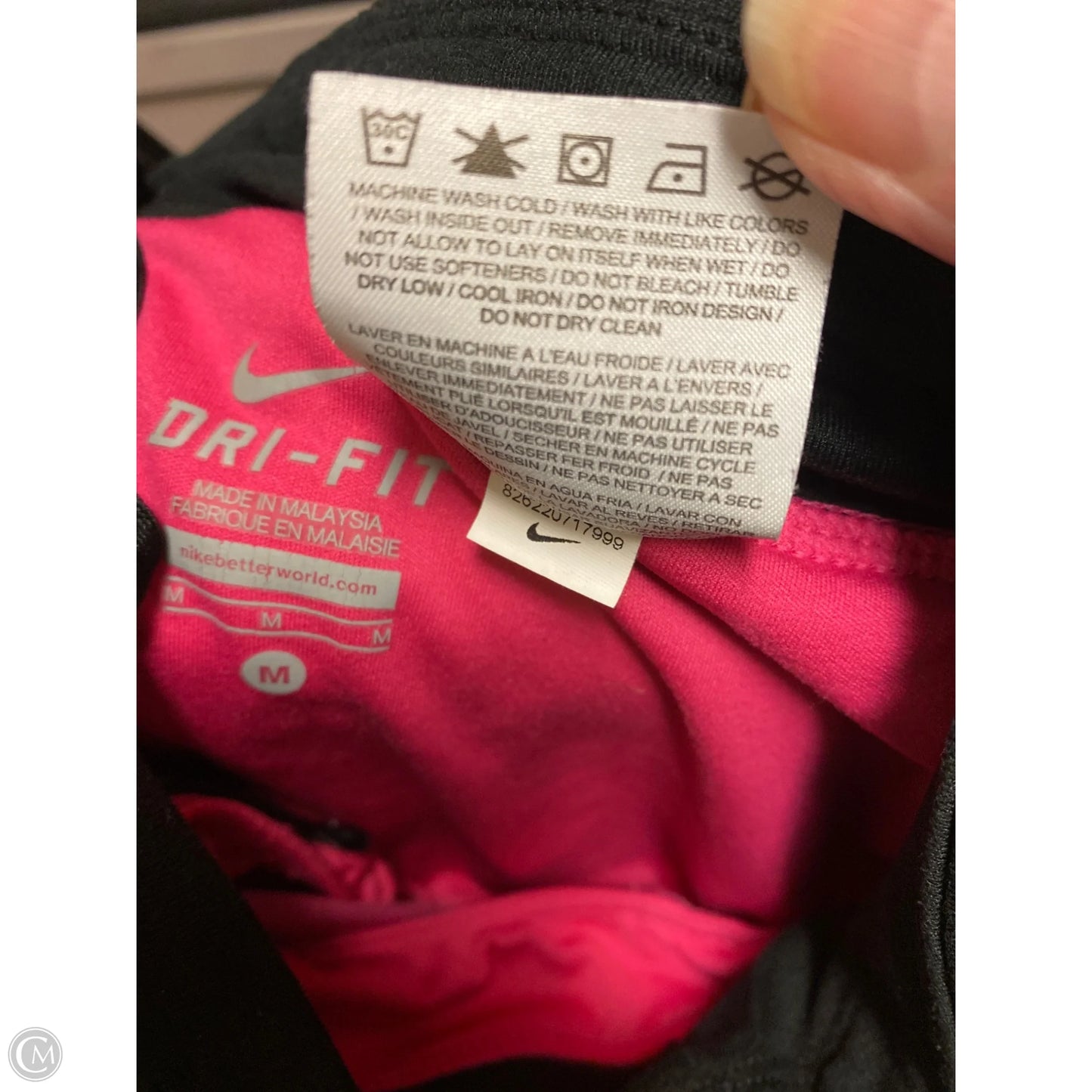 Athletic Shorts By Nike In Pink, Size: M