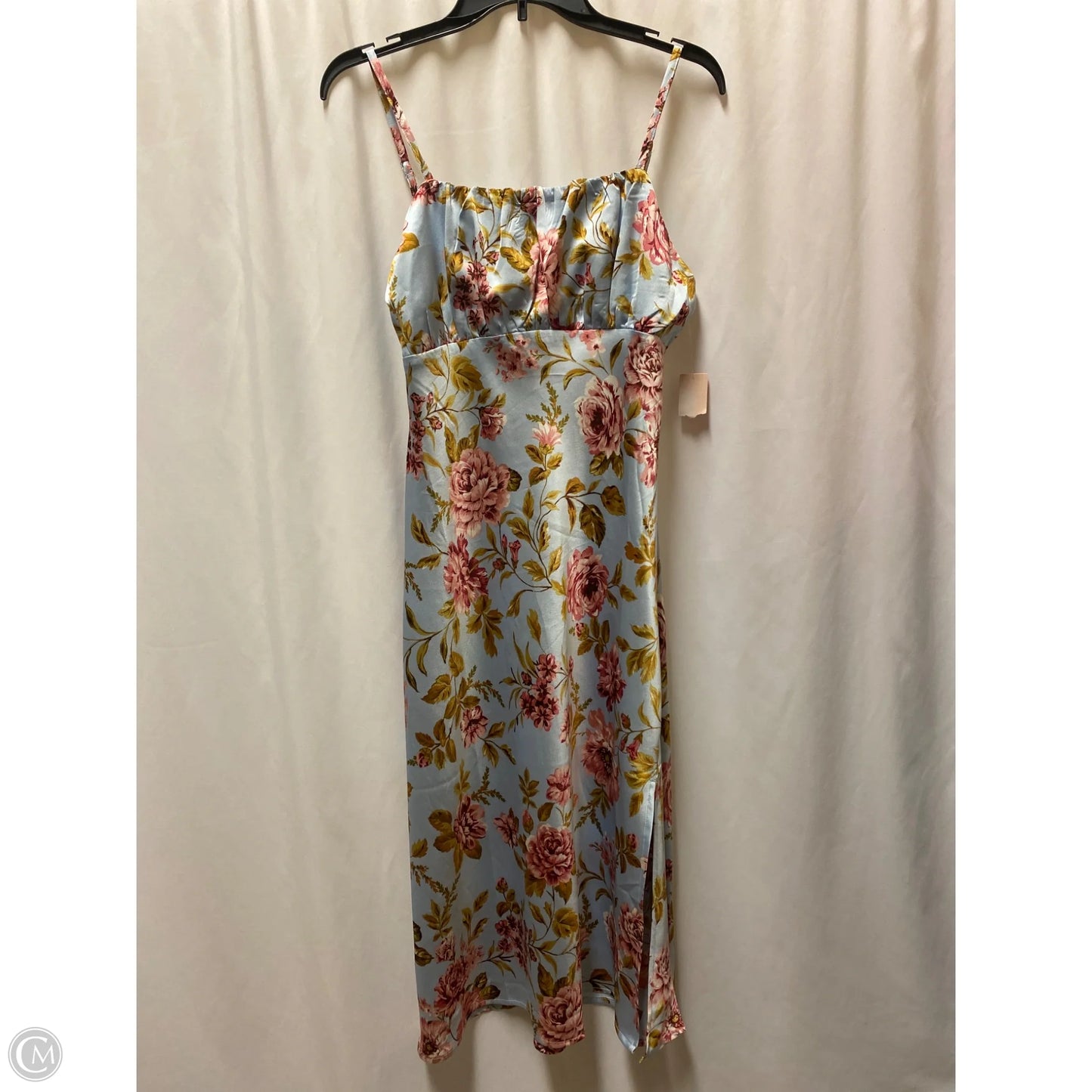 Dress Casual Midi By Inspired Hearts In Blue, Size: Xl