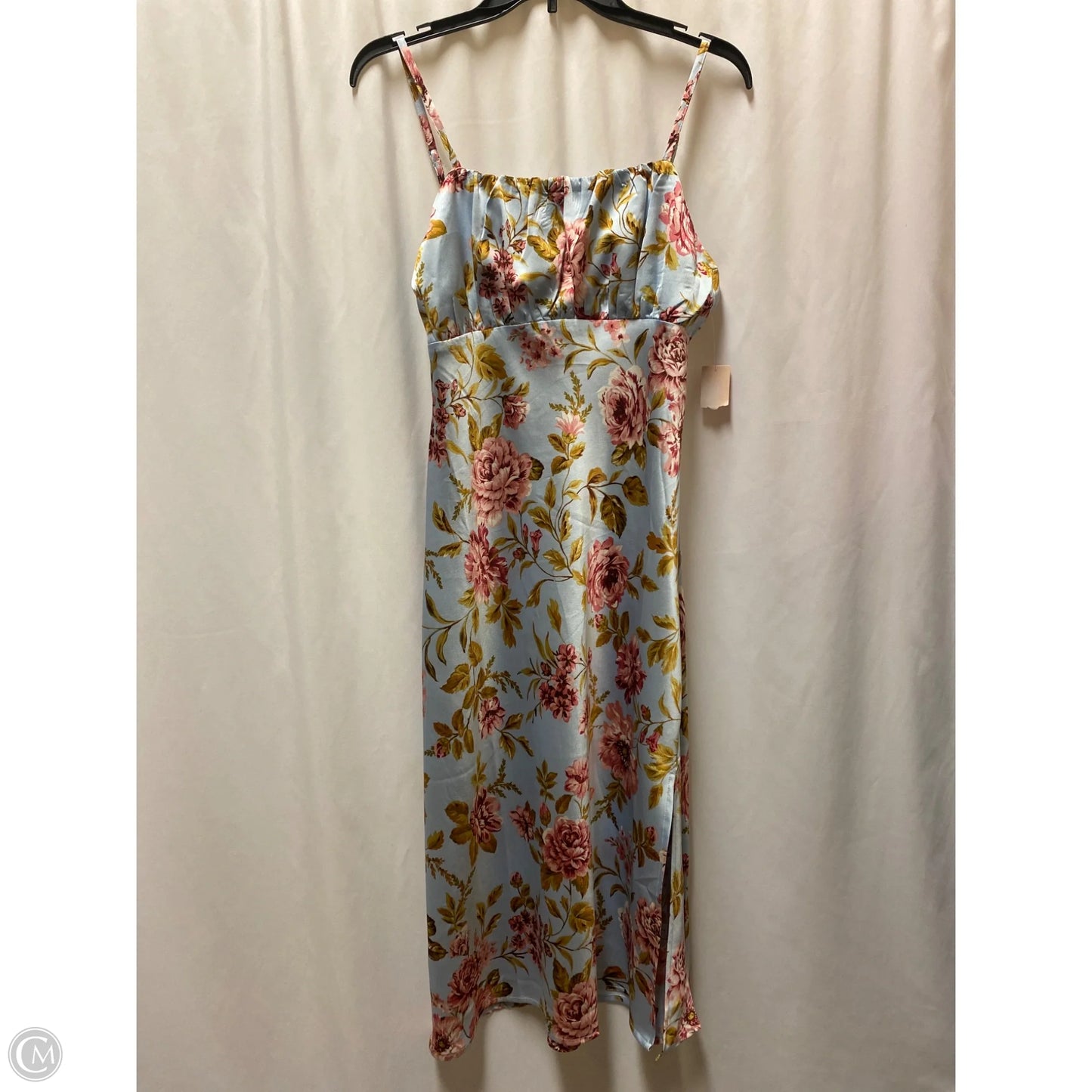 Dress Casual Midi By Inspired Hearts In Blue, Size: Xl