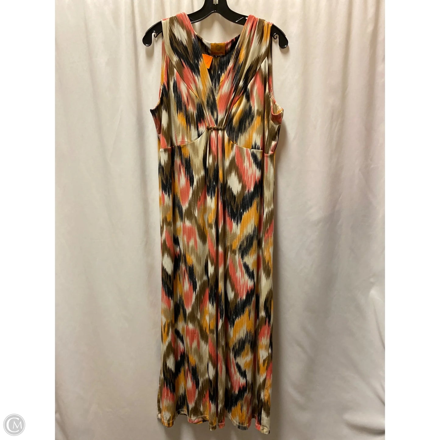 Dress Casual Maxi By Ruby Rd In Peach, Size: Xl