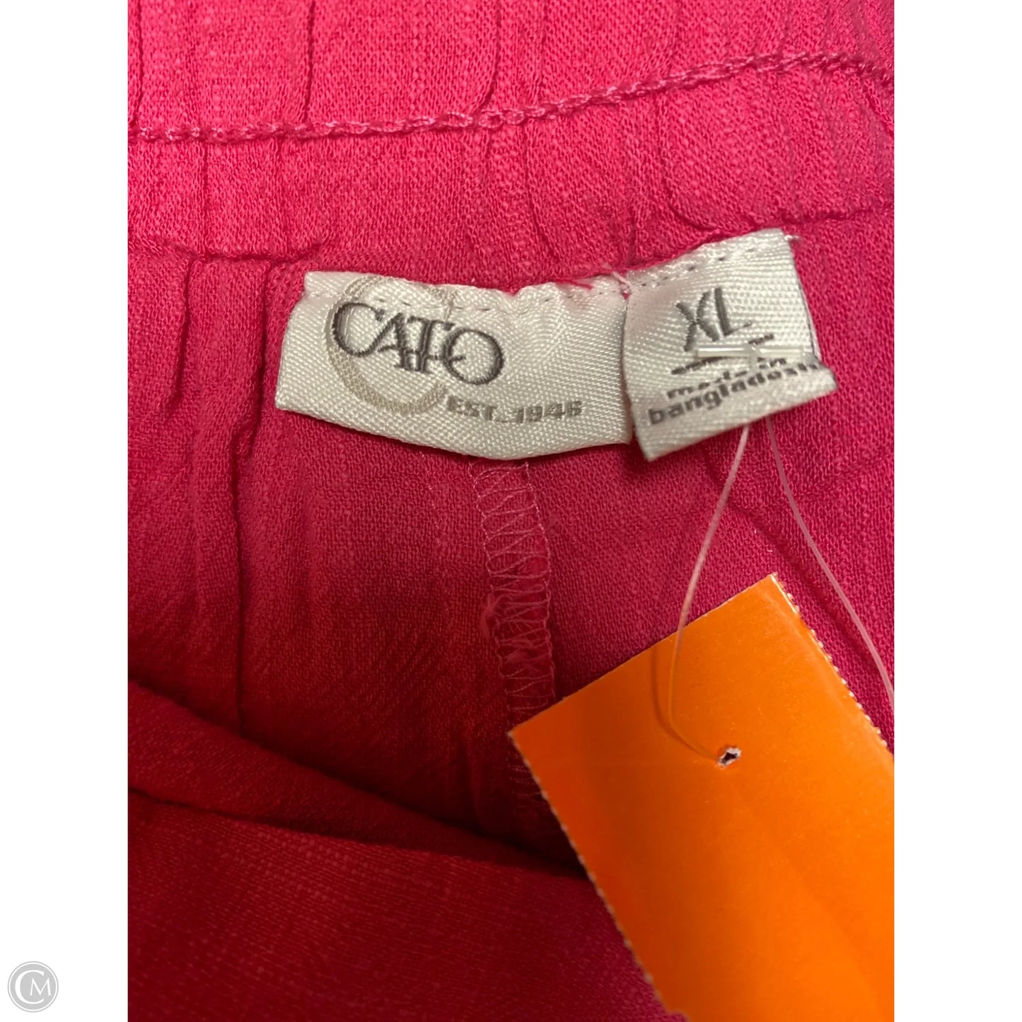 Skirt Midi By Cato In Pink, Size: Xl